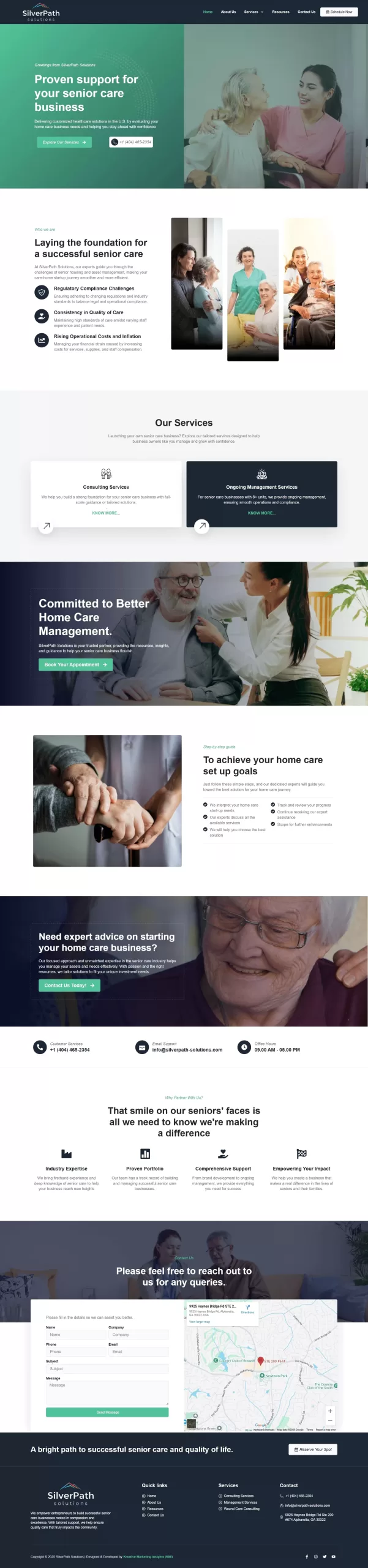 Silverpath Solutions Website design